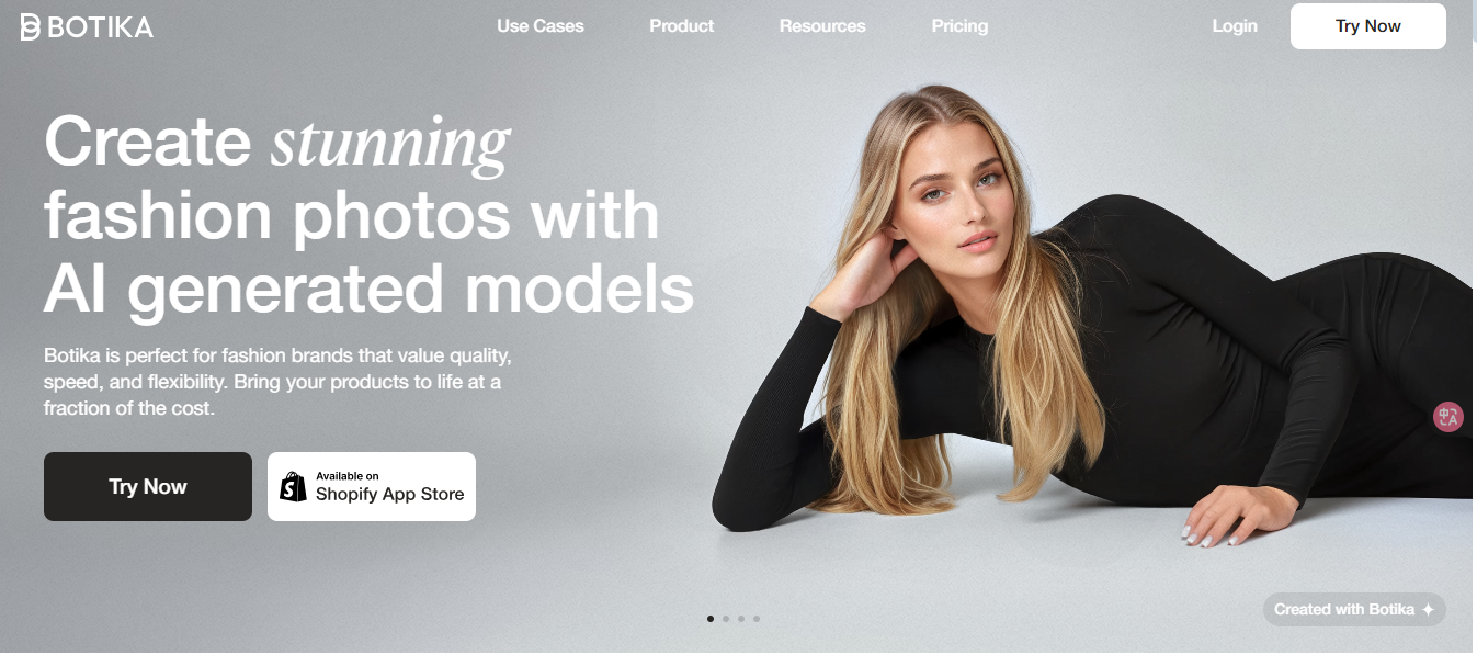 Botika AI clothing models