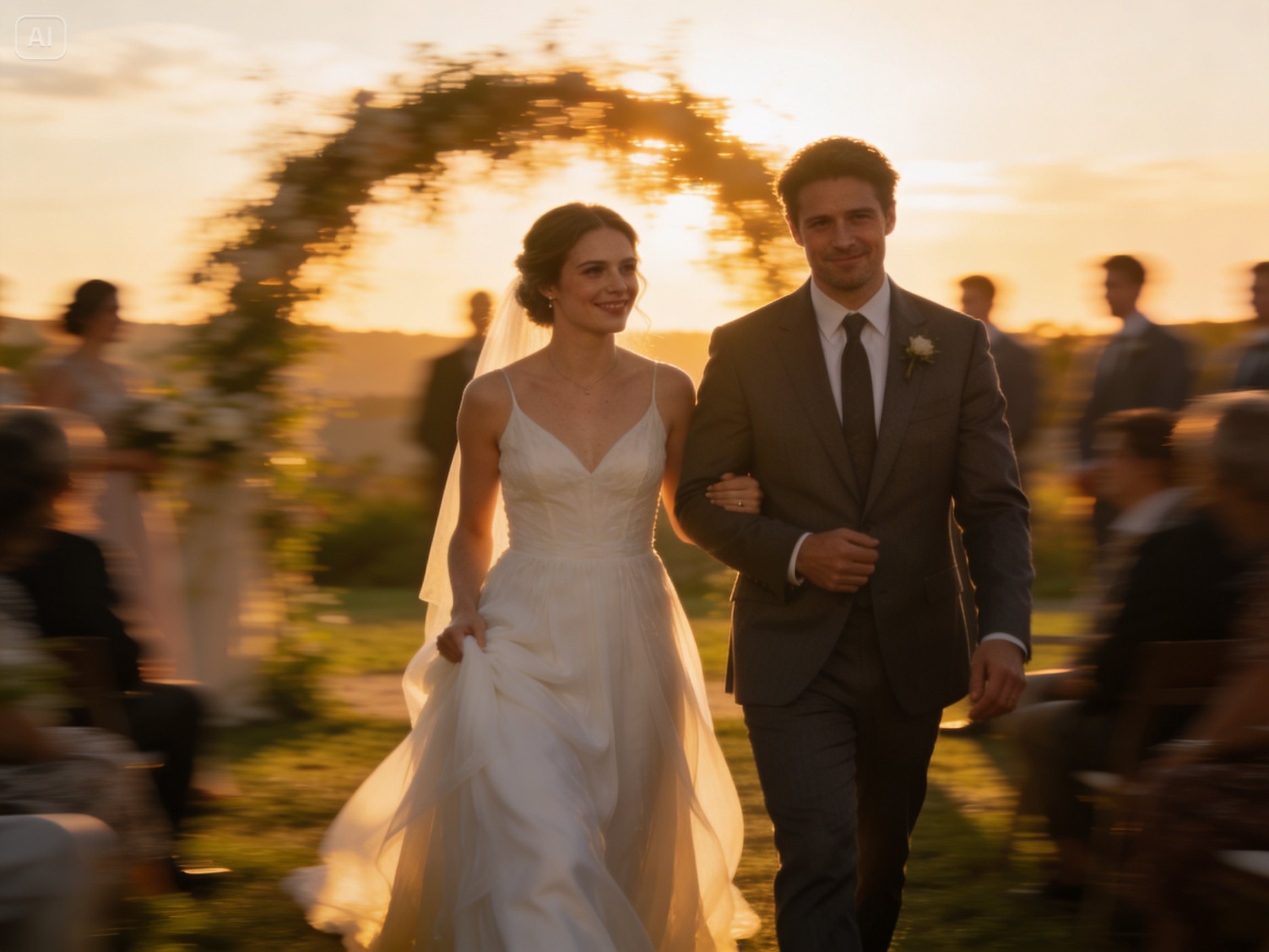 Fråga efter videoklipp på storyboard för bröllop