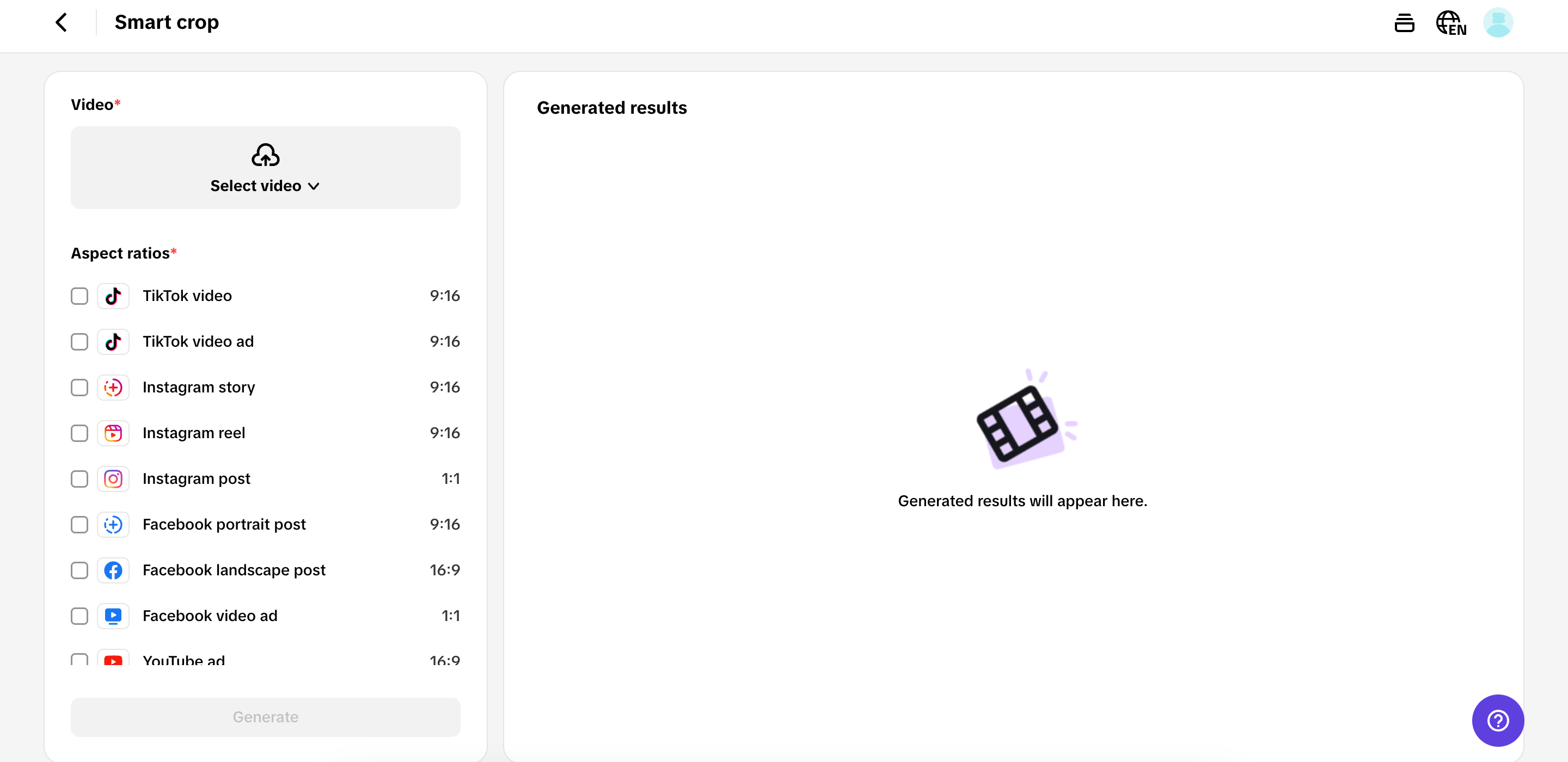 Ajuste de tamanho automático