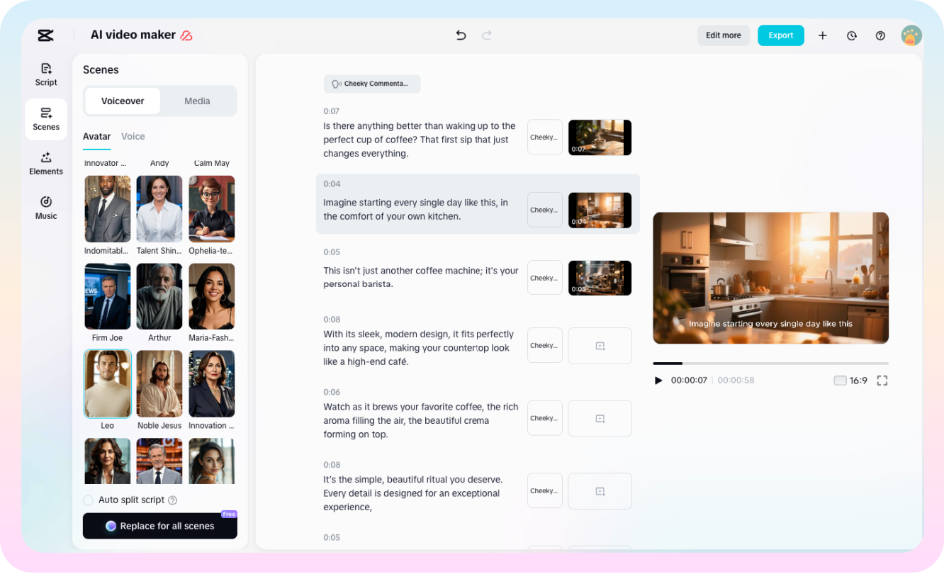 CapCut AI Video Generator