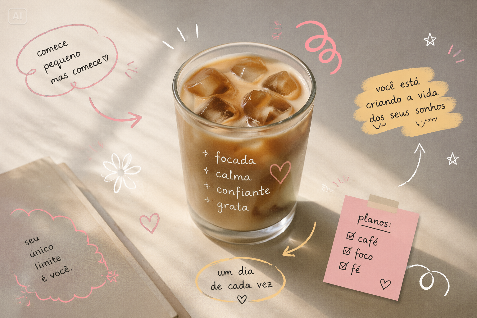 AI hand-drawn annotation generator background image