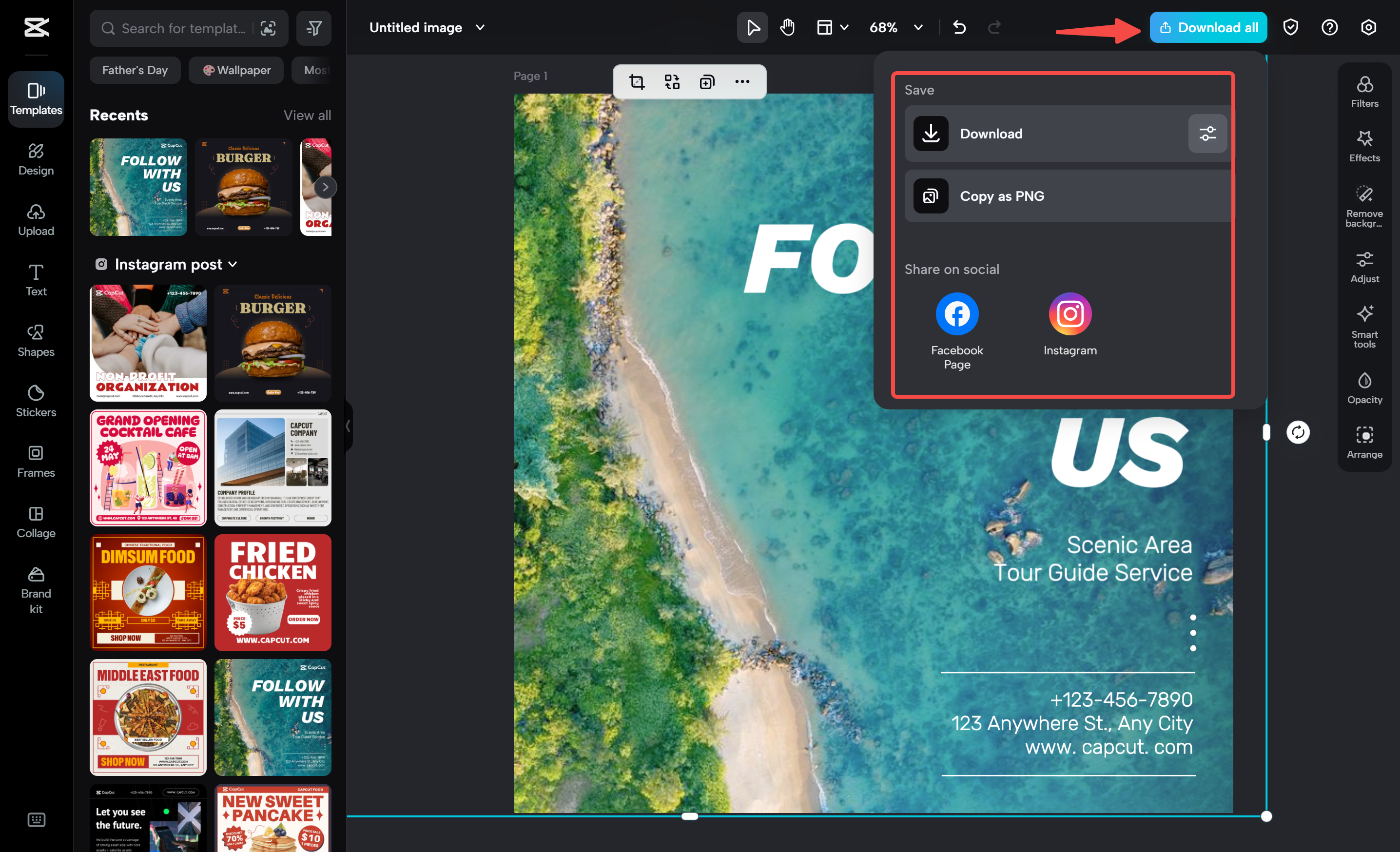 Mengeksport media daripada editor video desktop CapCut