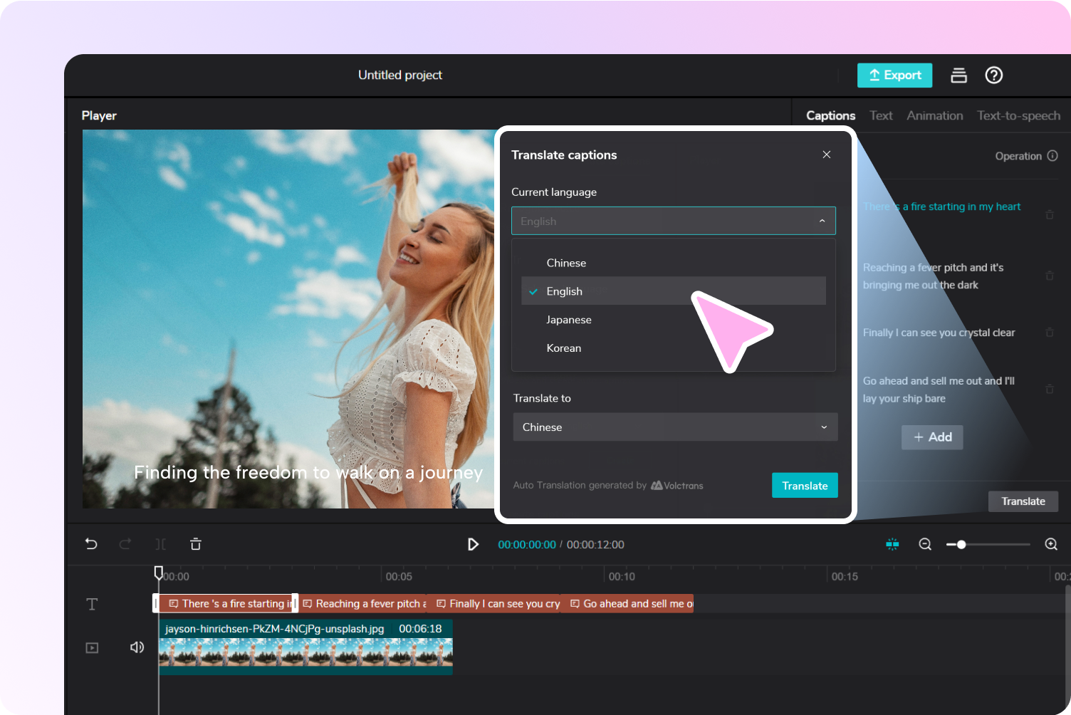 Step 2: Edit Subtitles