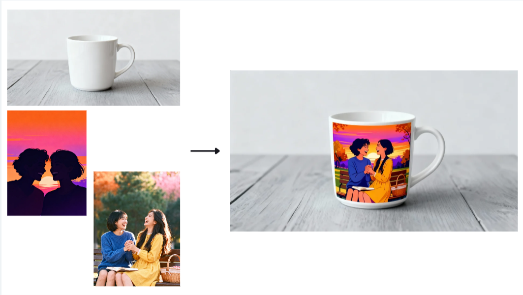 Multi-image fusion feature in Dreamina