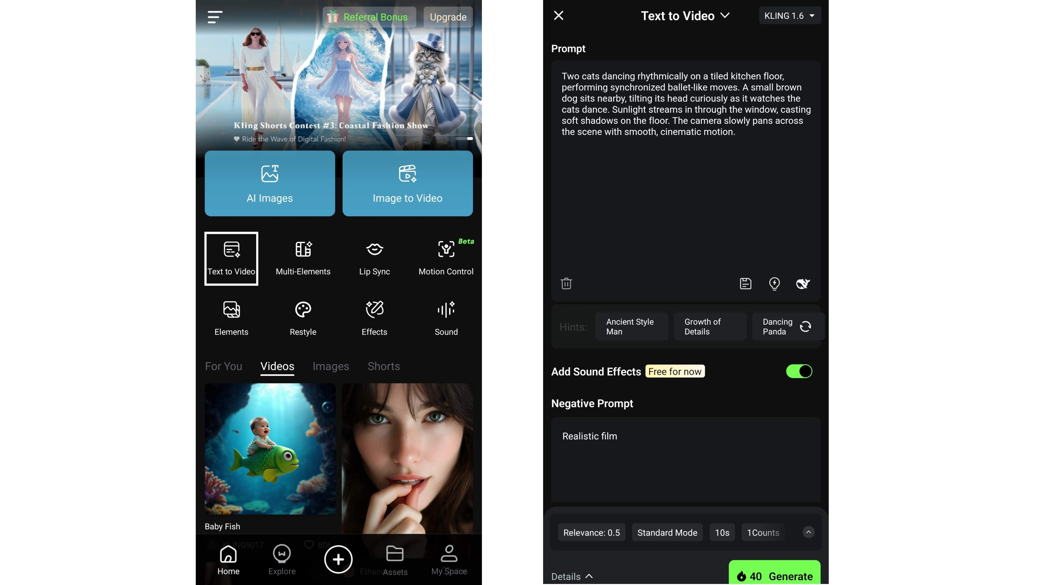 Kling AI metinden videoya - Gelişmiş metinden videoya oluşturma