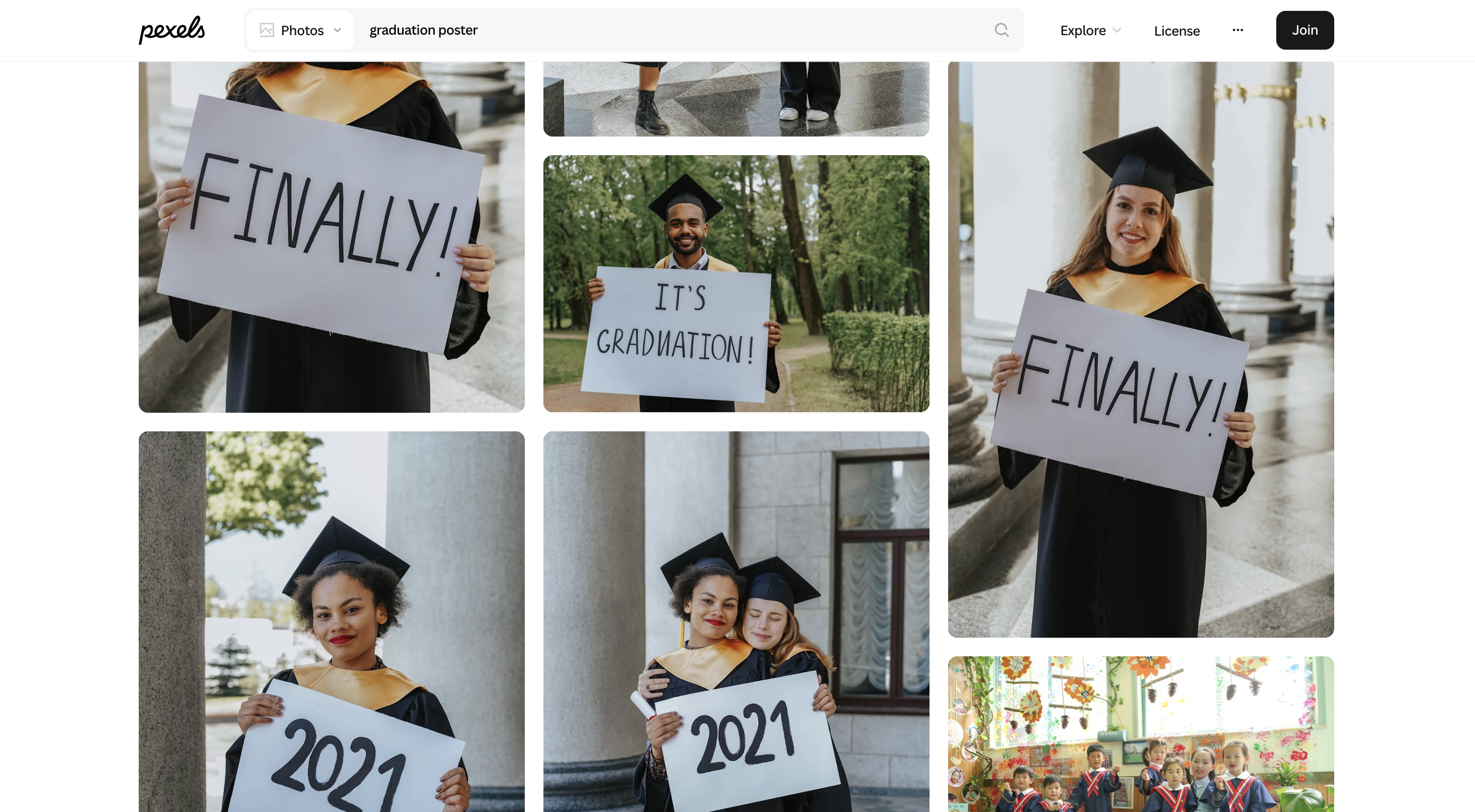 Pexels graduation poster