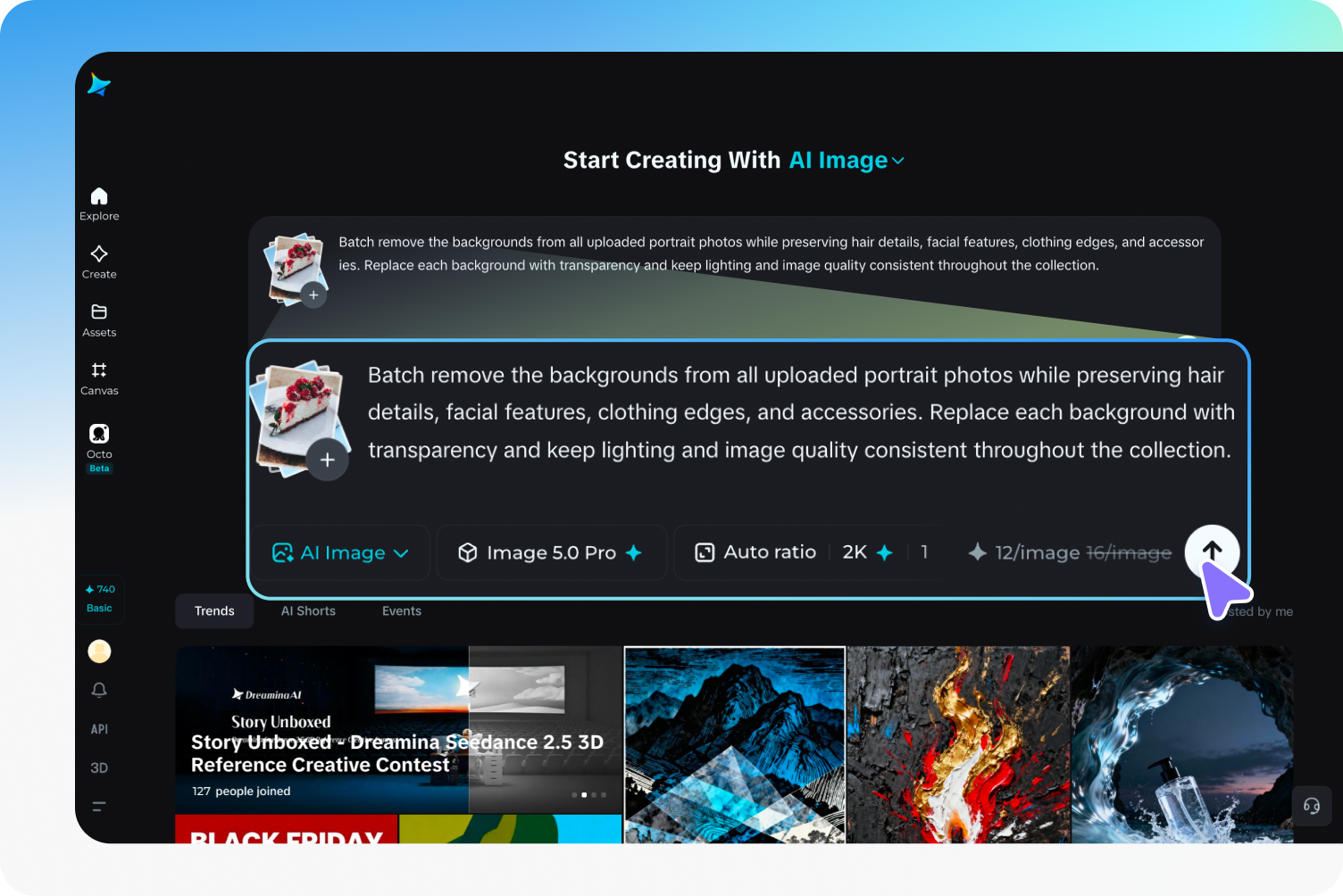 Upload your images