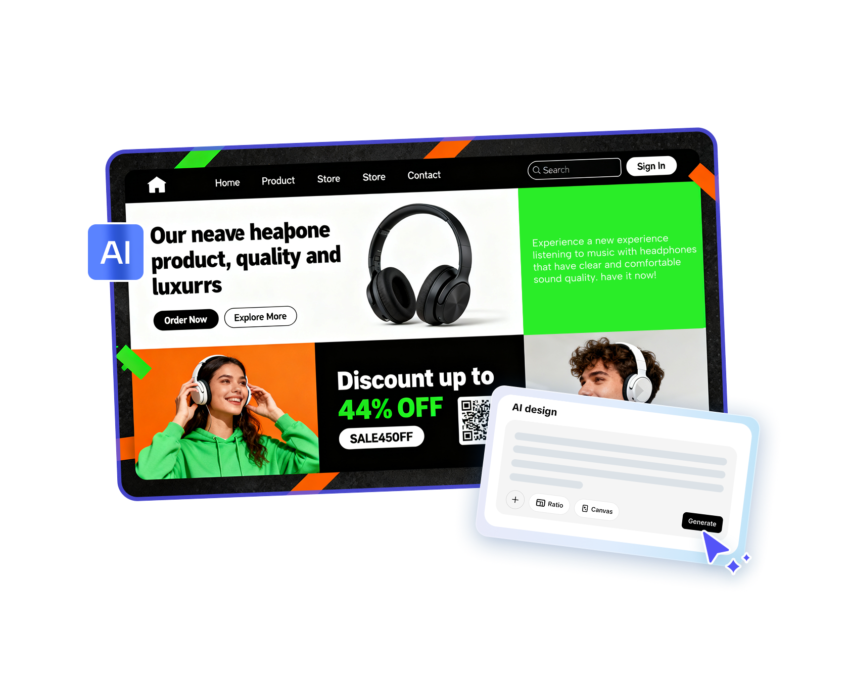 Free AI UI Designer Online