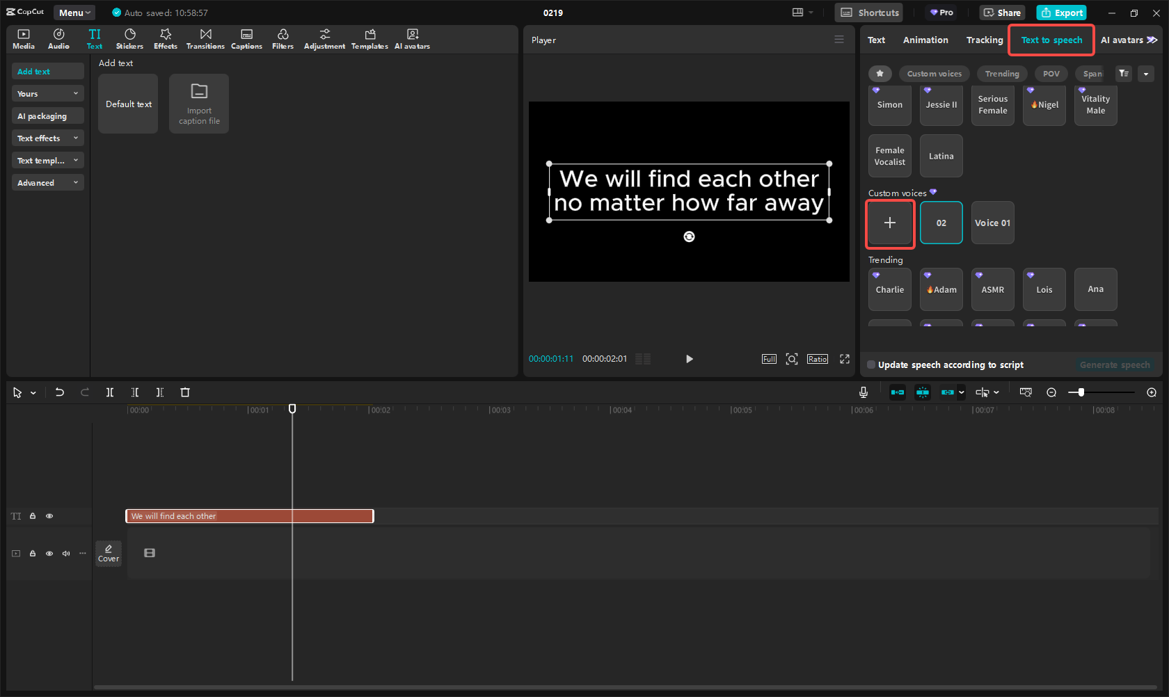 Generate Genshin characters' voices