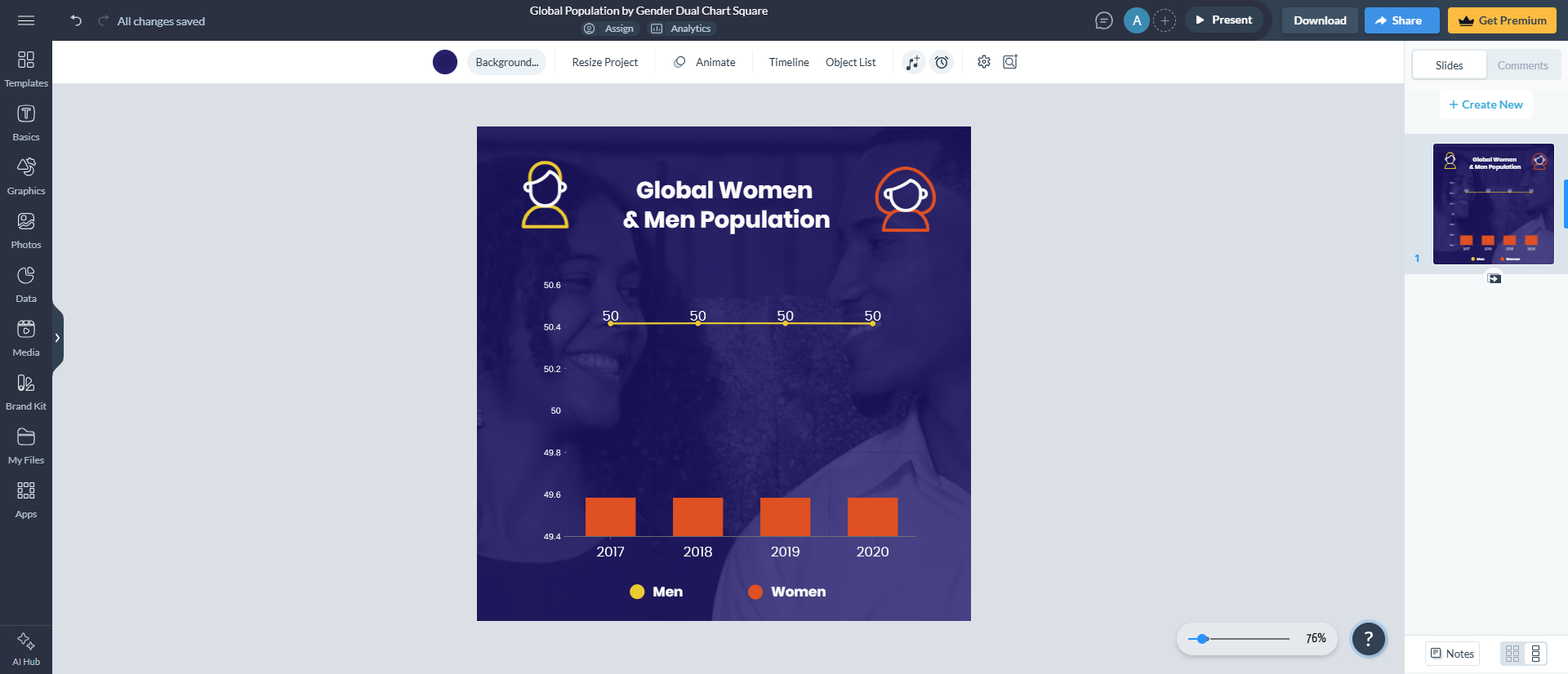 Visme dedicated tool