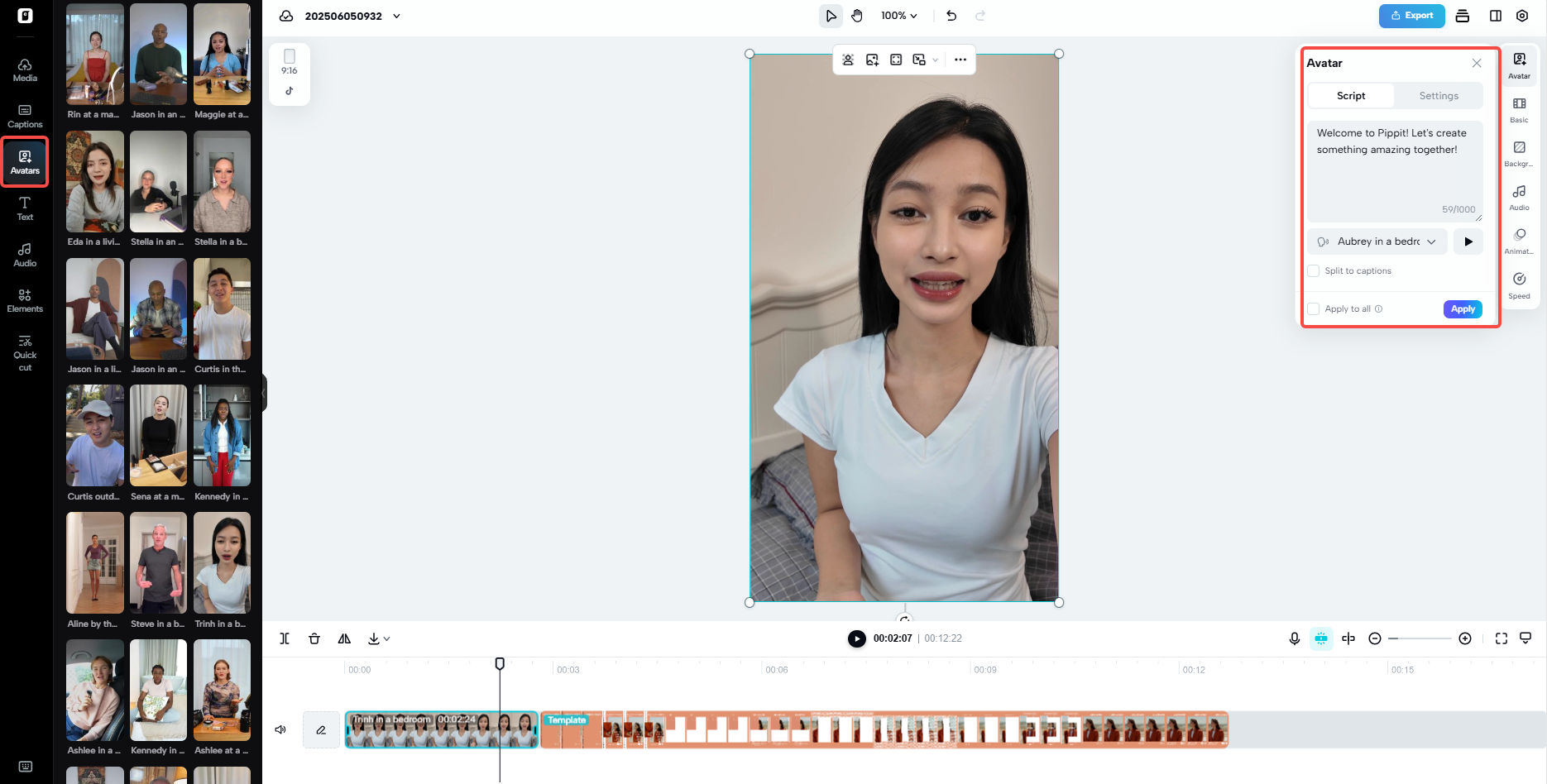 AI script generation