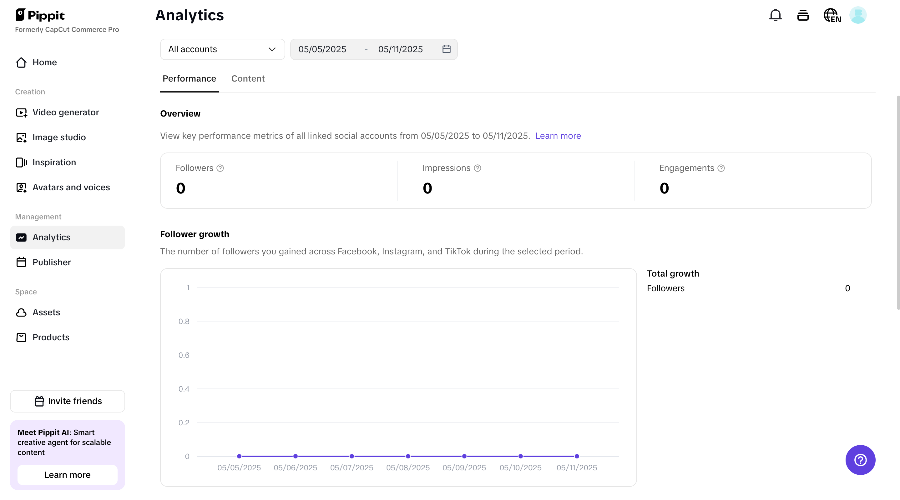 Enhanced analytics dashboard
