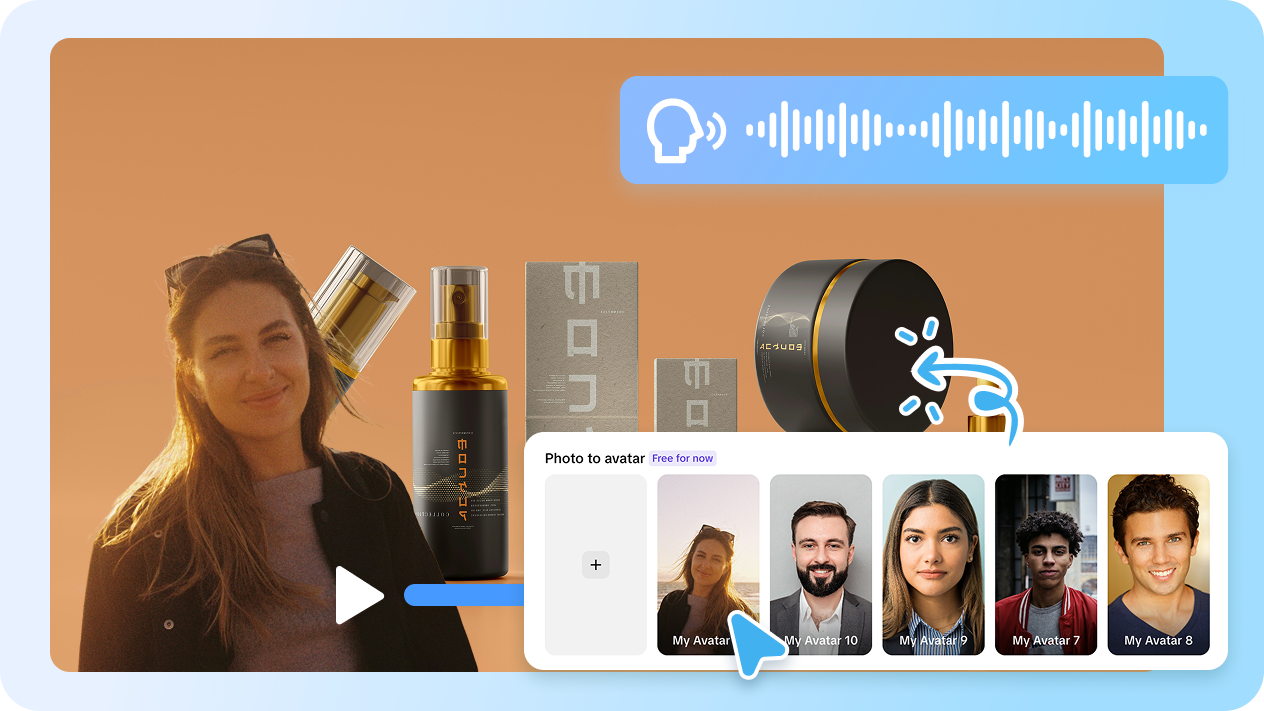 Avatar and voice interface