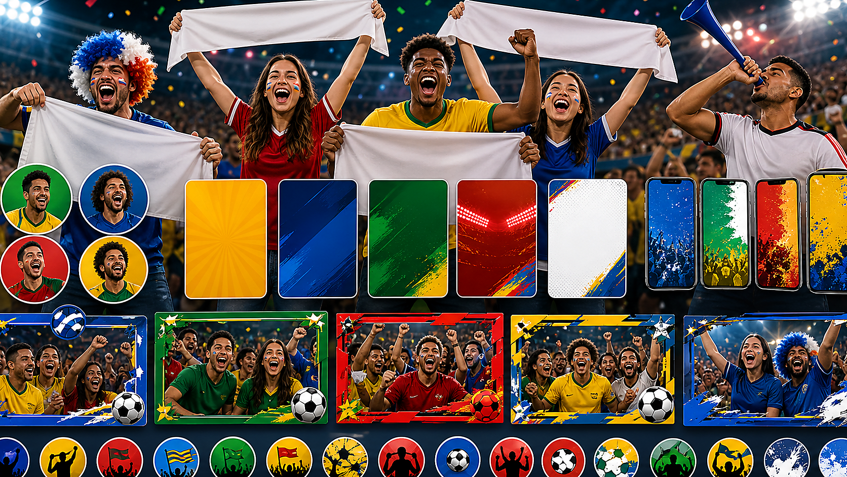 World Cup Stadium Fan Cam Generator prompt first image