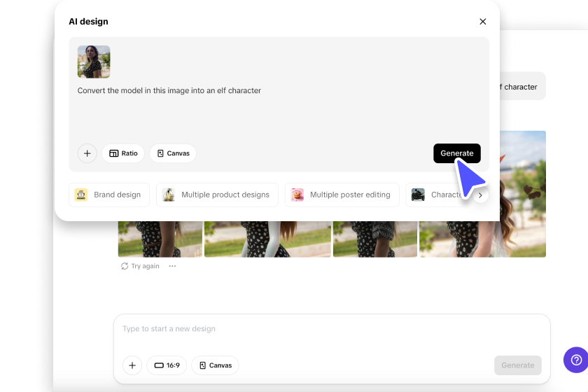 Convertendo imagem em personagem elfo