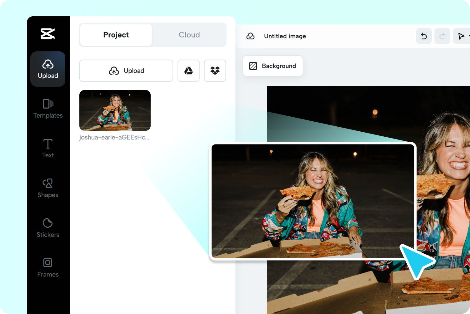 Step 1: Upload image