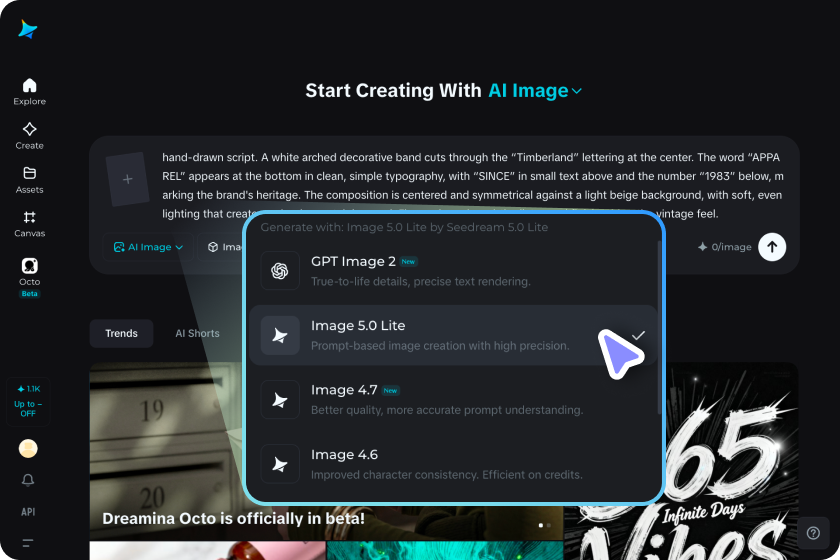 Configure model generation and aspect ratio parameters