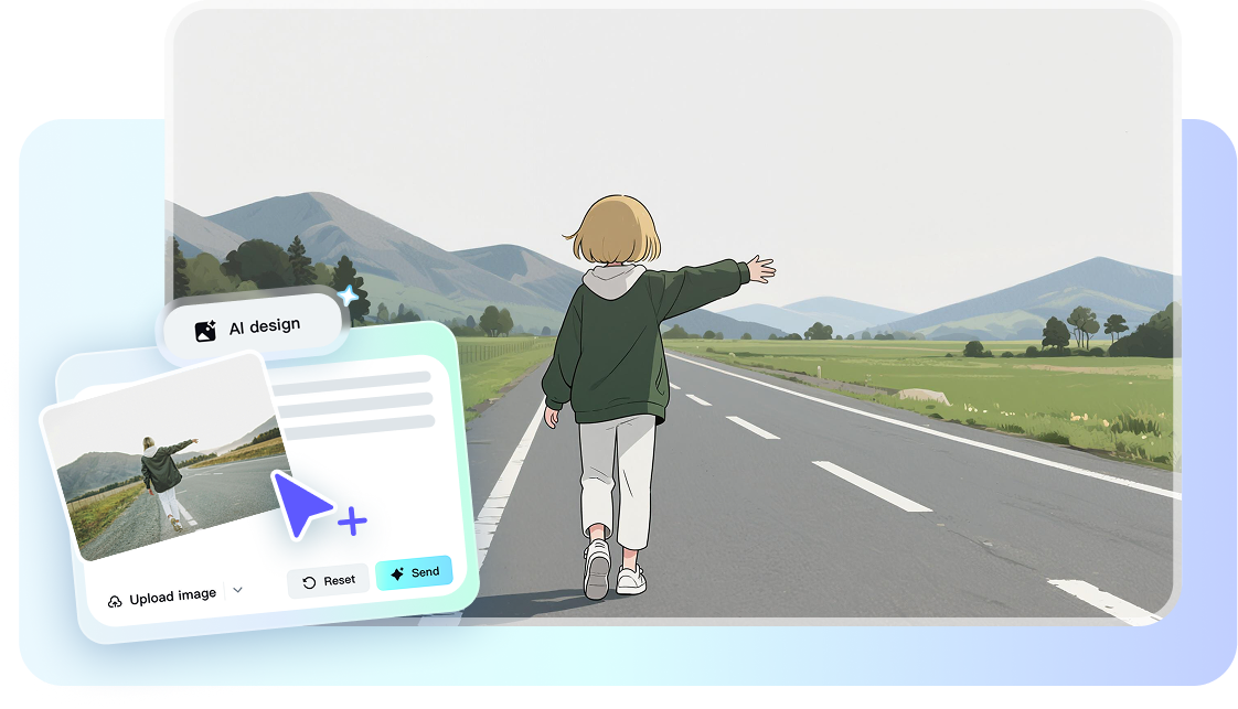 Generate professional-quality anime art from text or photo