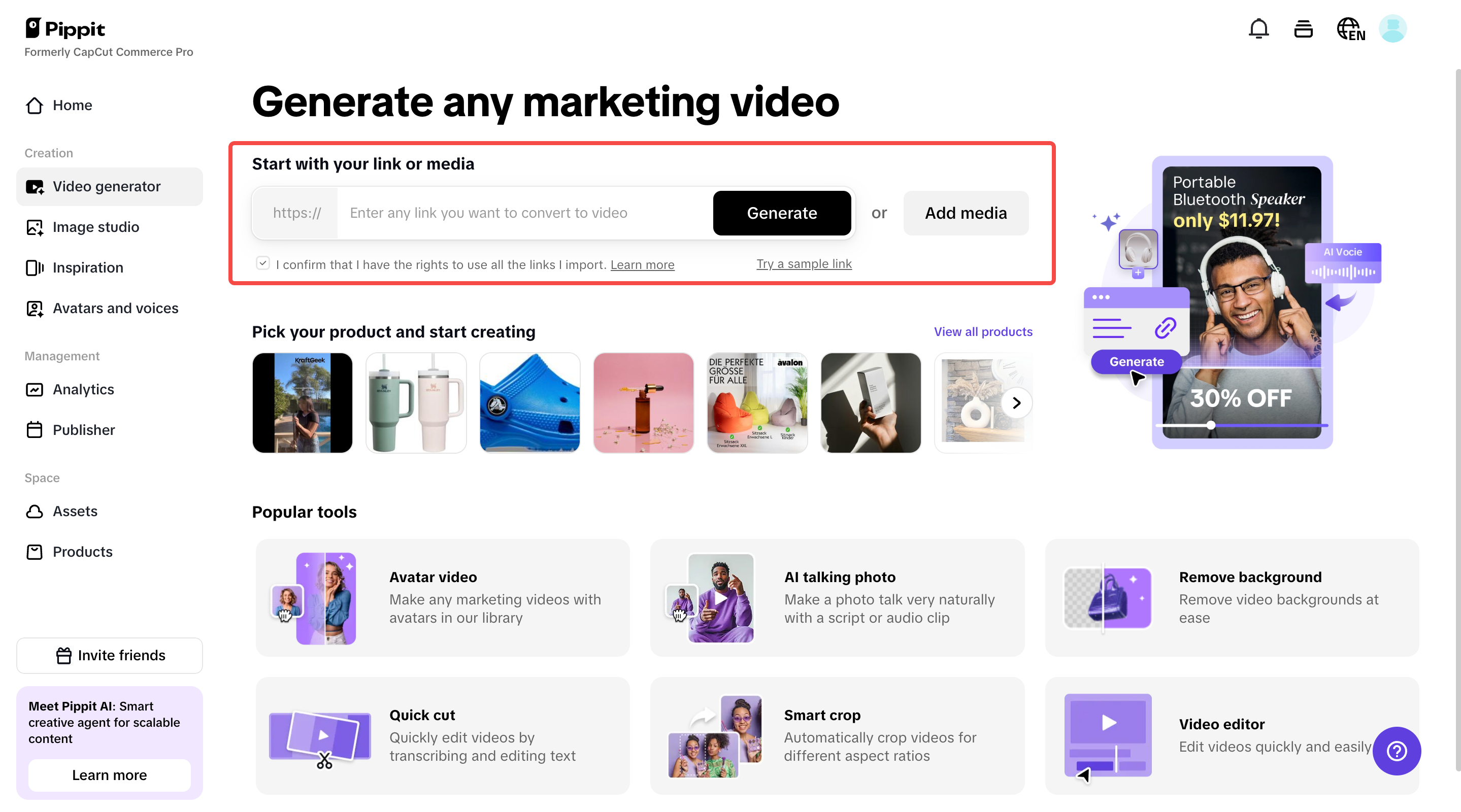 Creating content with advanced AI