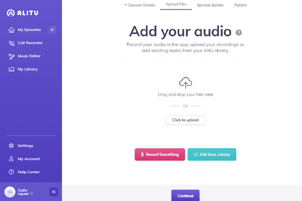 Alitu - alat penyuntingan podcast AI yang ideal
