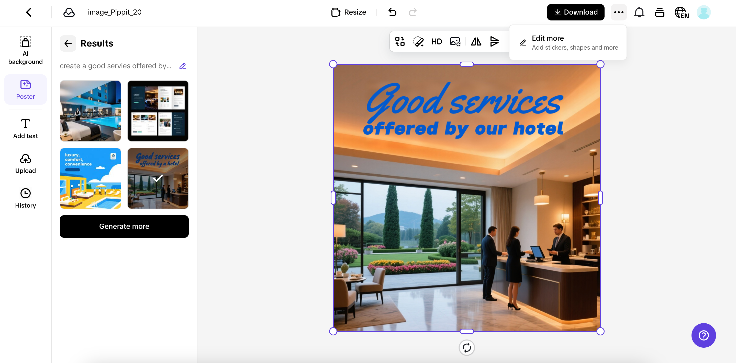 Customize your poster