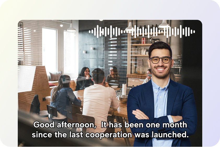 Greeting atmosphere for business