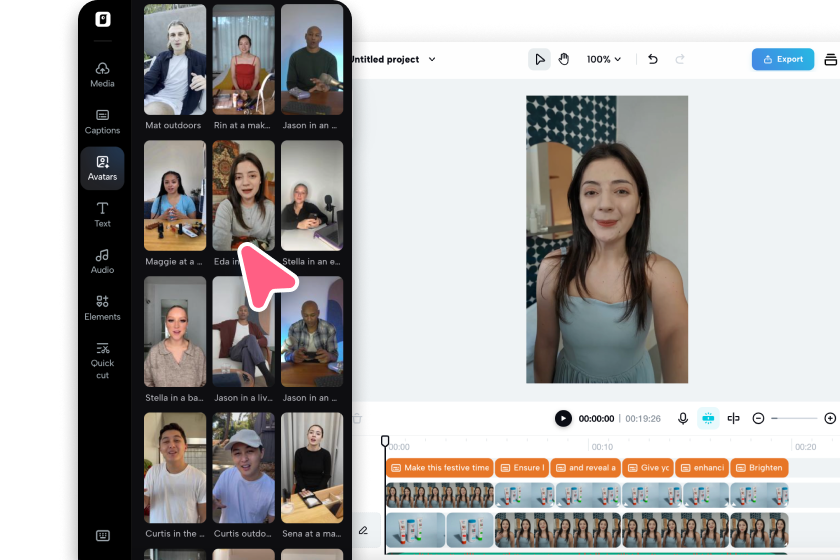 Personalize the video settings