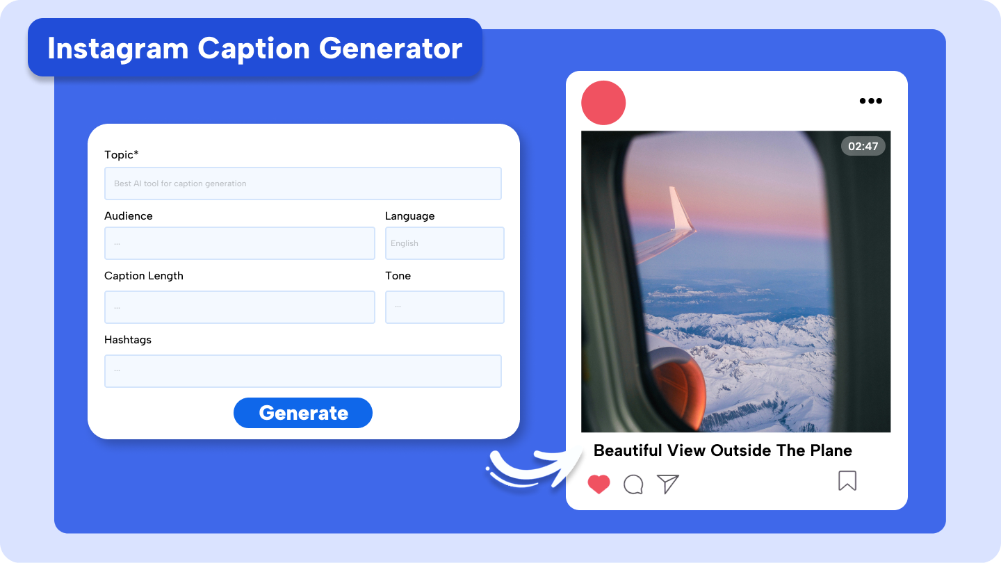 gratis instagram bildtext generator