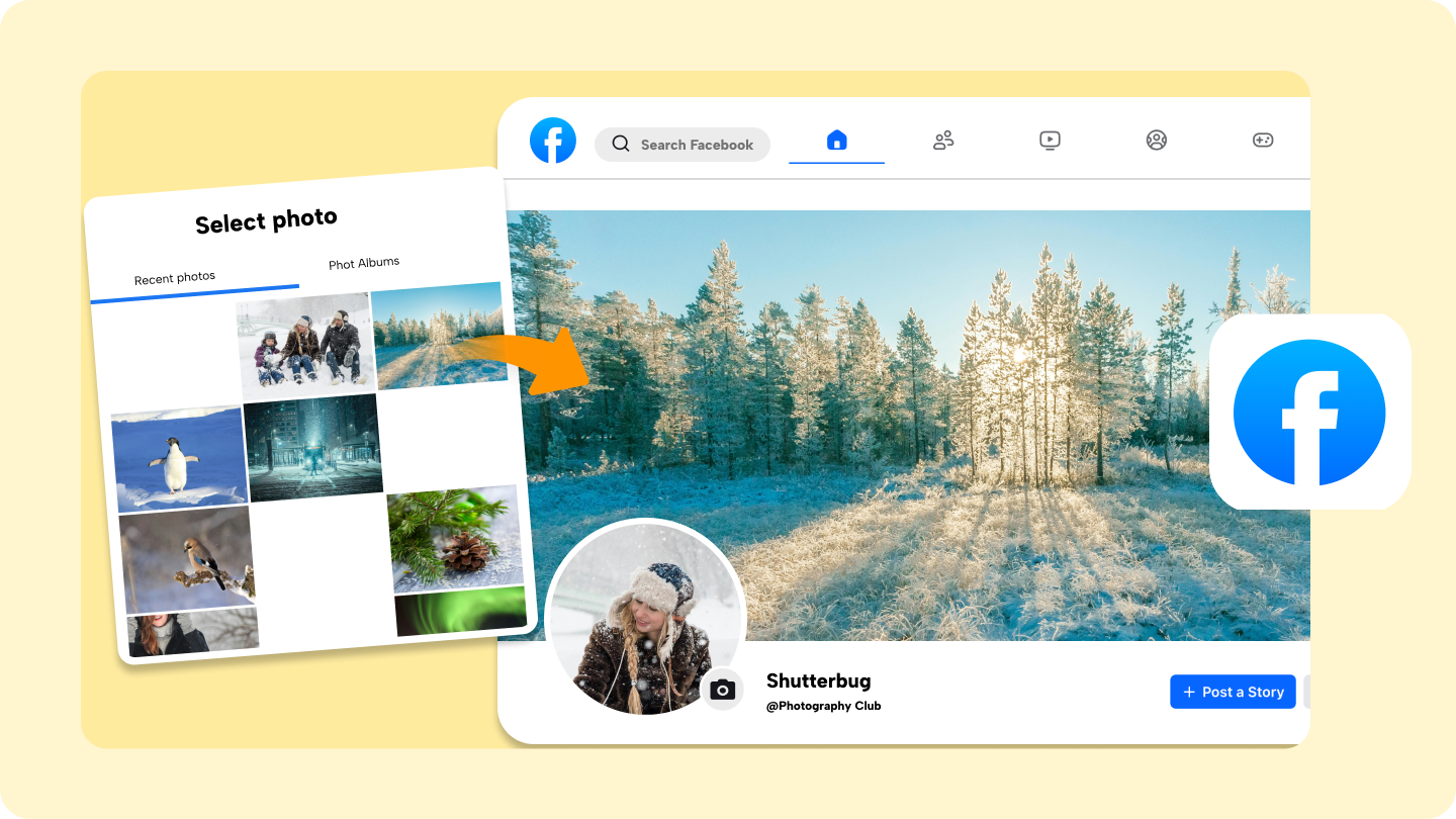 how to change cover photo on facebook