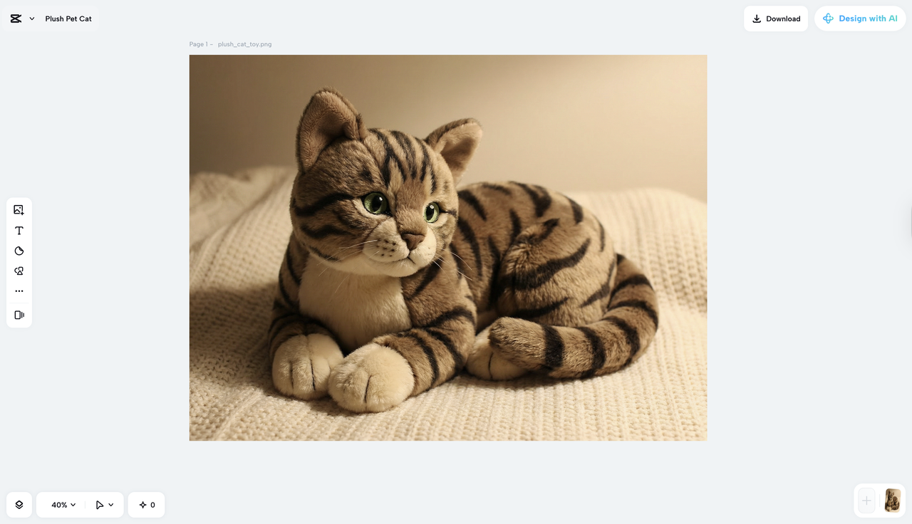 CapCut's interface