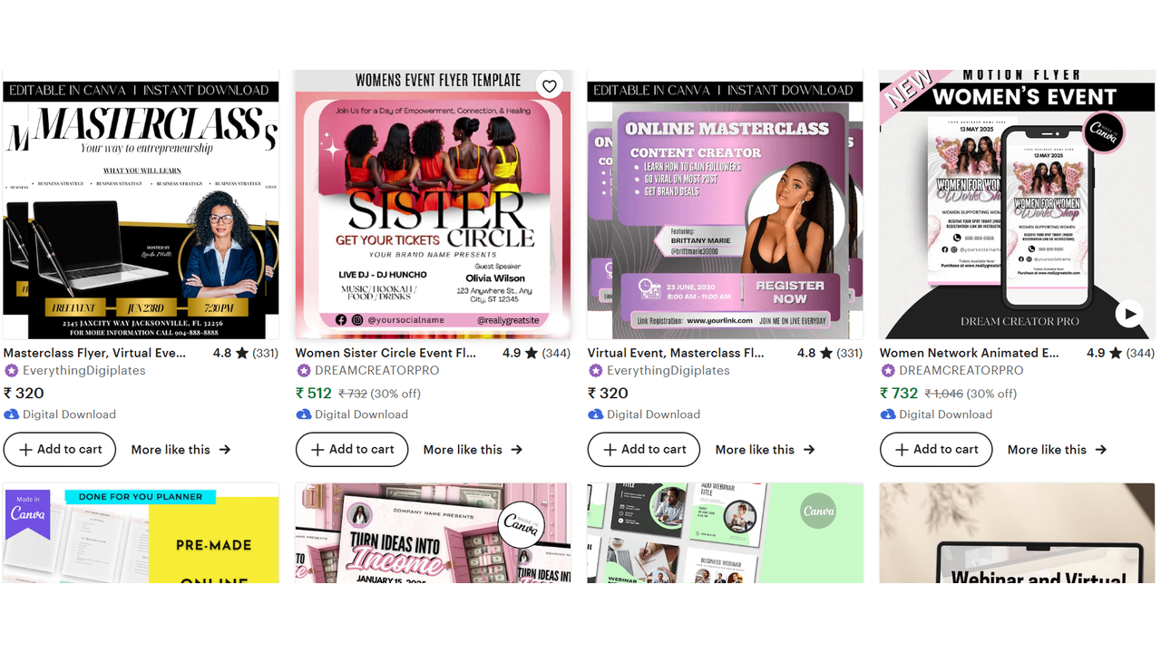 Webinars and virtual events