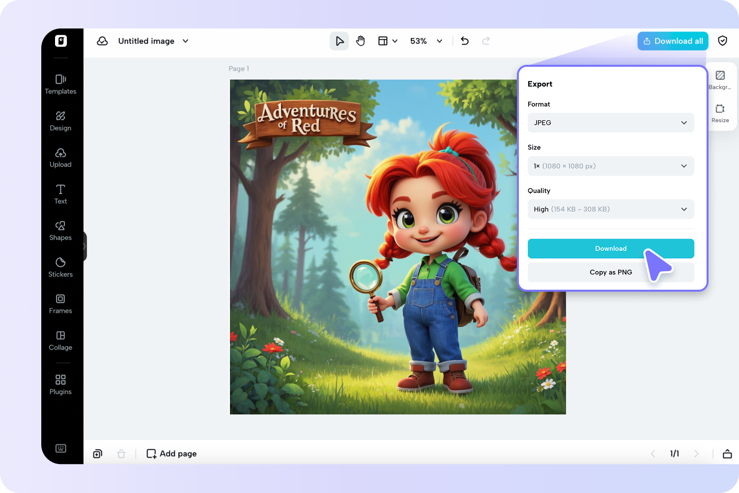 Download the character