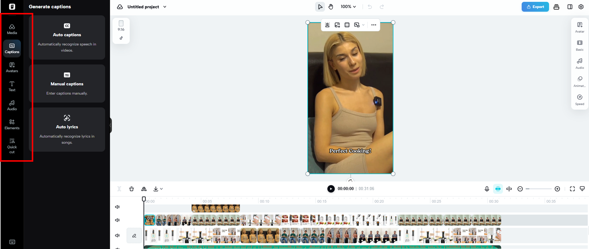 Edit and refine your video