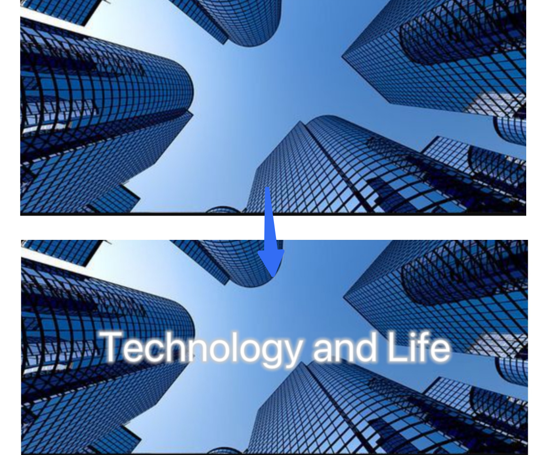 テキストオーバーレイ