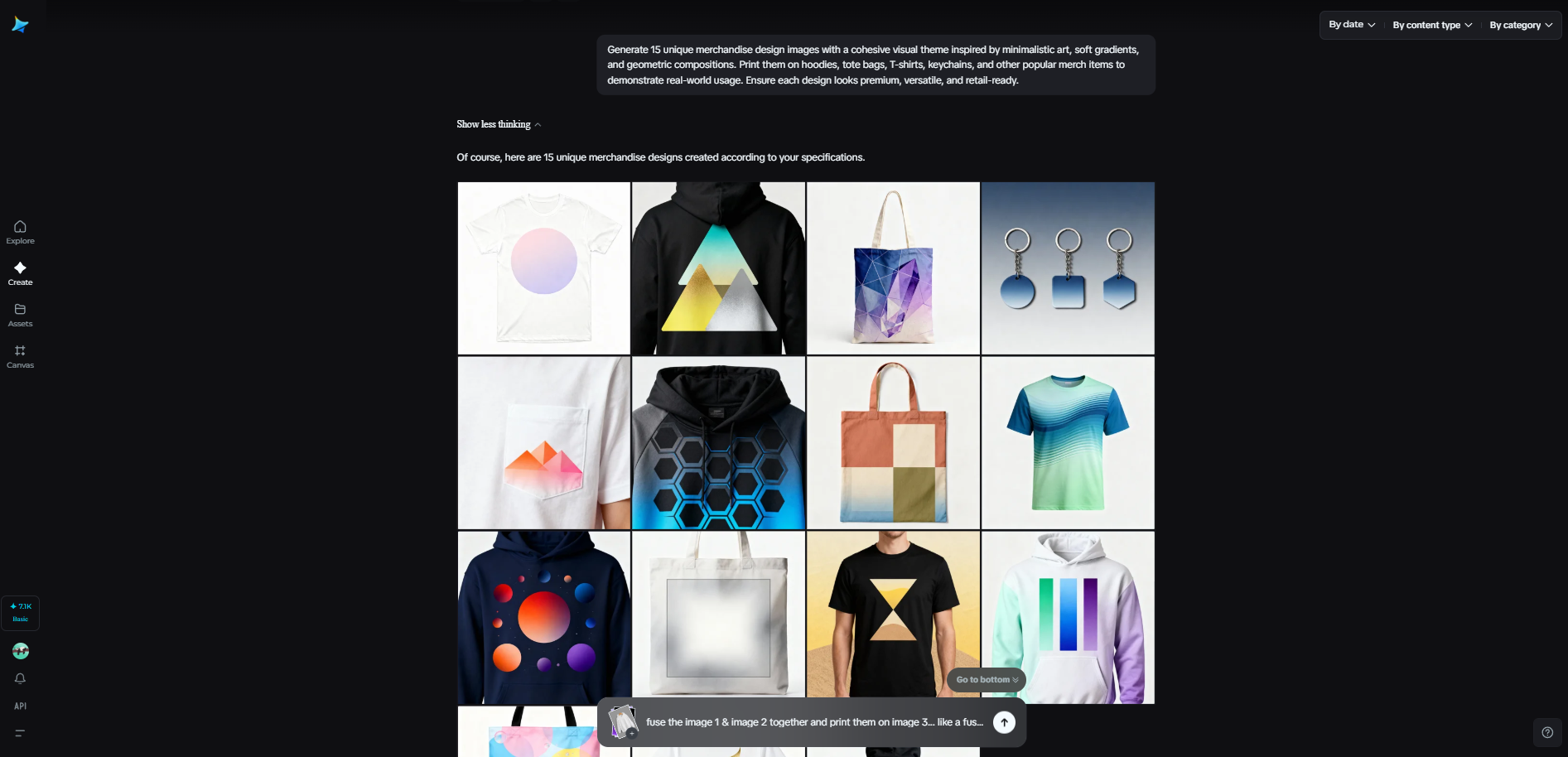 Group image generation feature by Dreamina