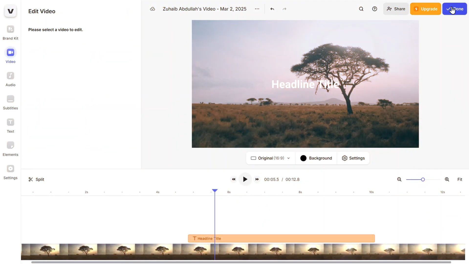 VEED.IO - a flexible free online AI video generator from text