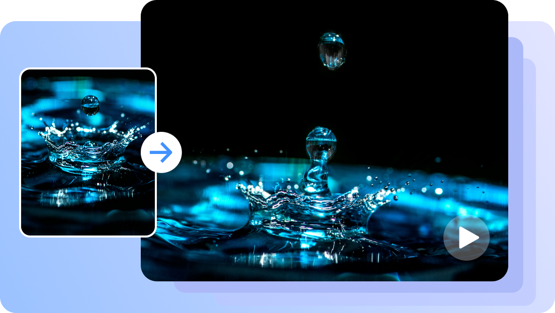 Fotos animadas con tecnología de imagen a video