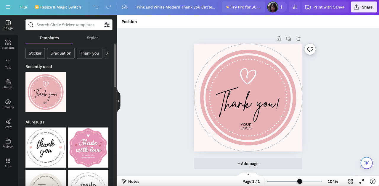 Canva free AI tools for designers