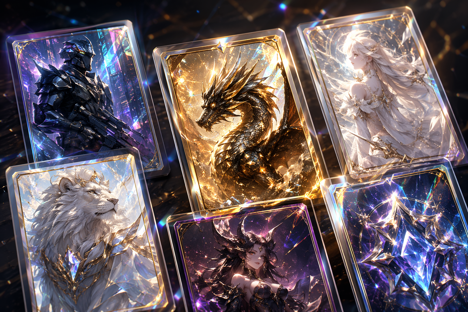 AI Trading Card marketing visual output preview