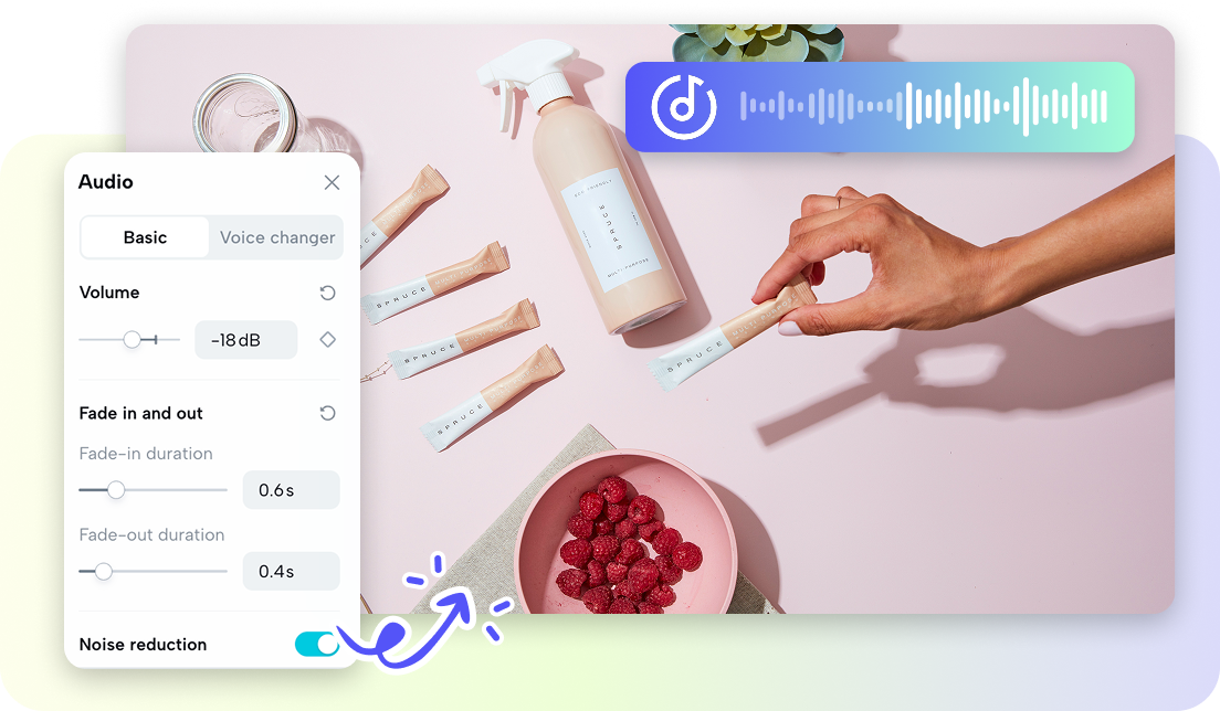 Drehbuchbearbeitung in Pippit