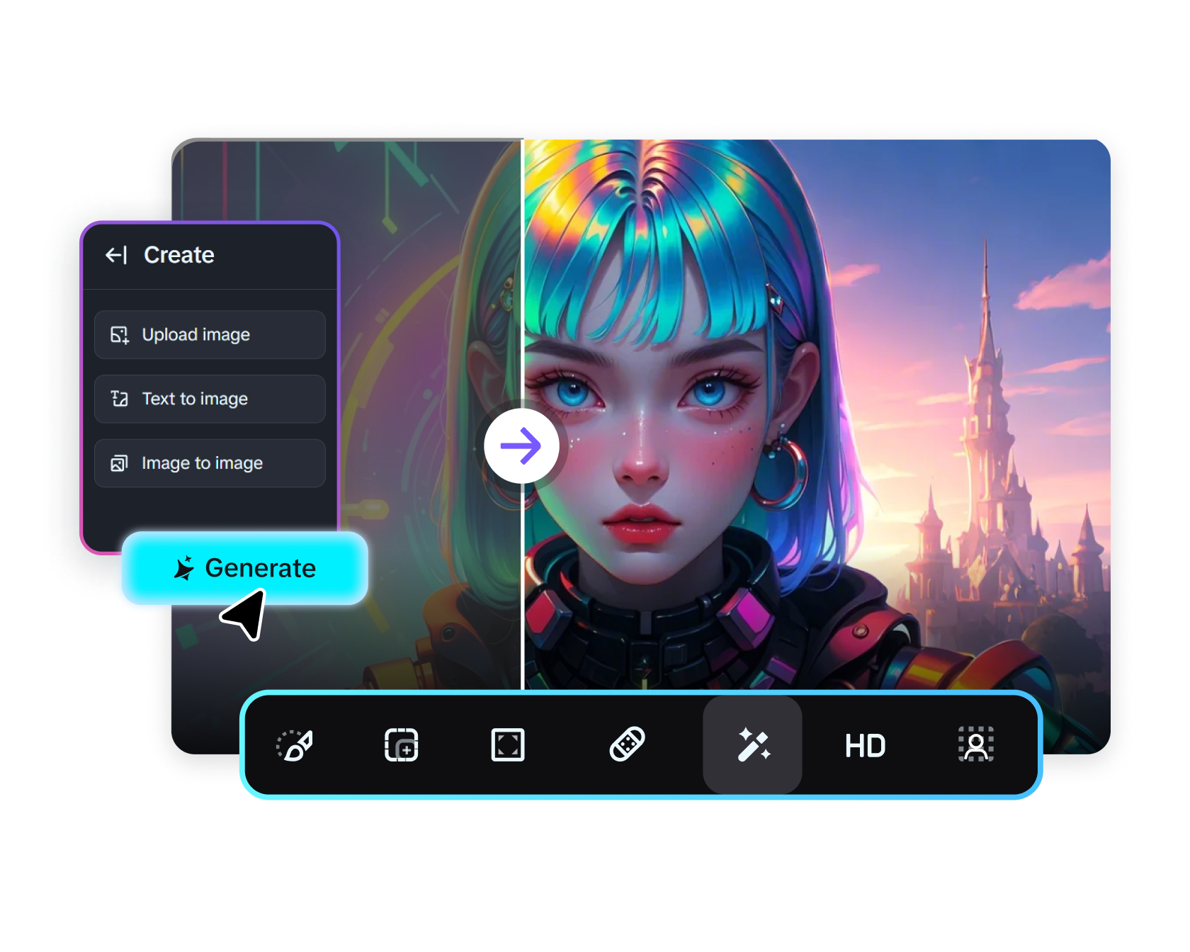 AI photo editor
