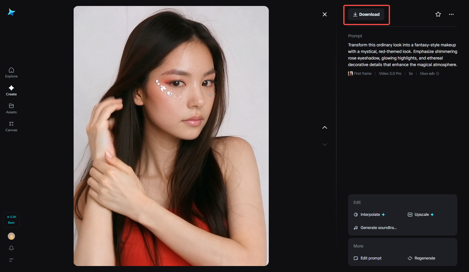 แก้ไขและดาวน์โหลด