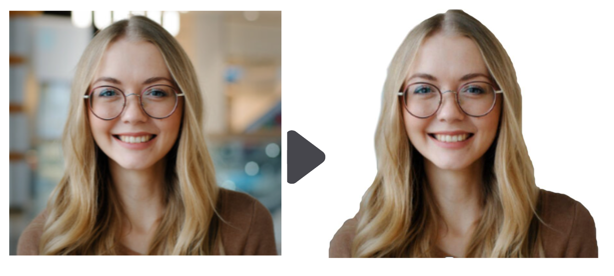 Penghilang latar belakang AI