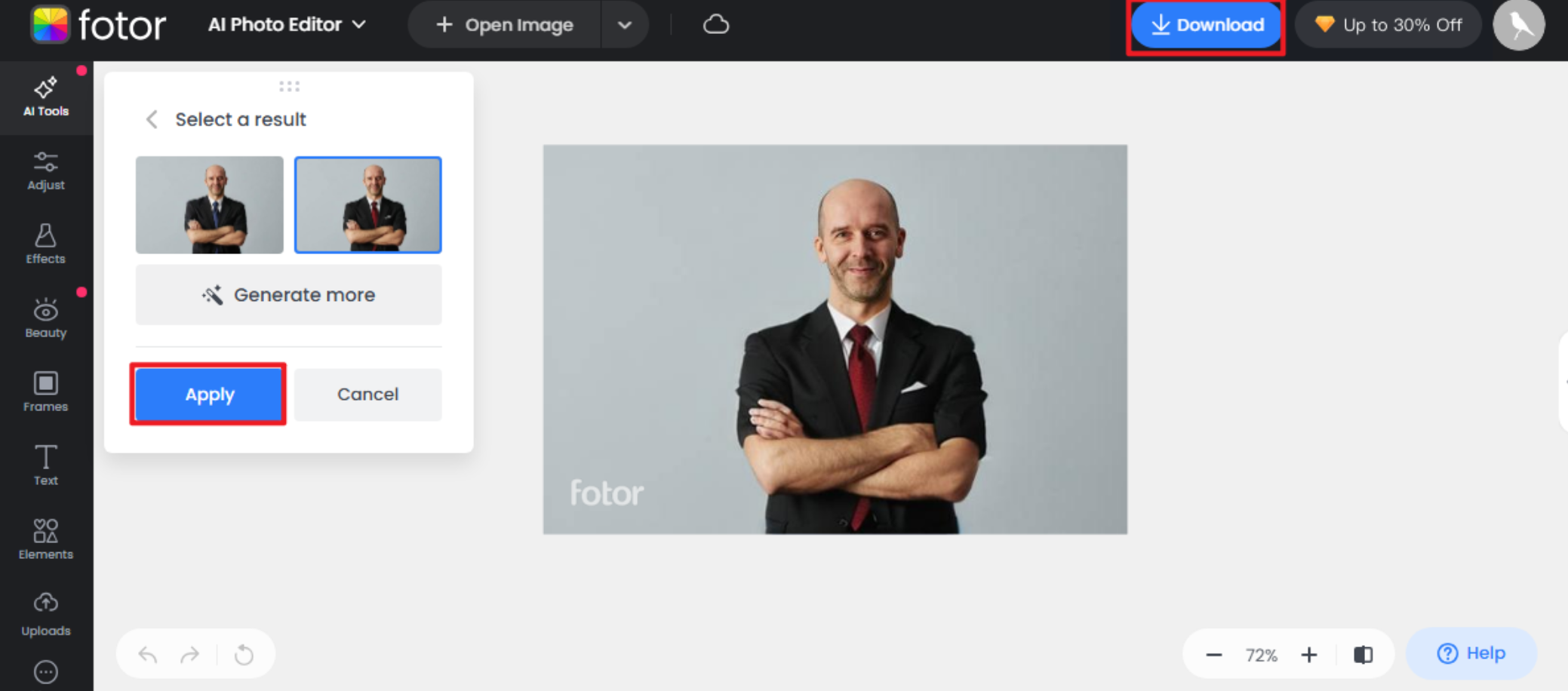 Add suit to photo online free