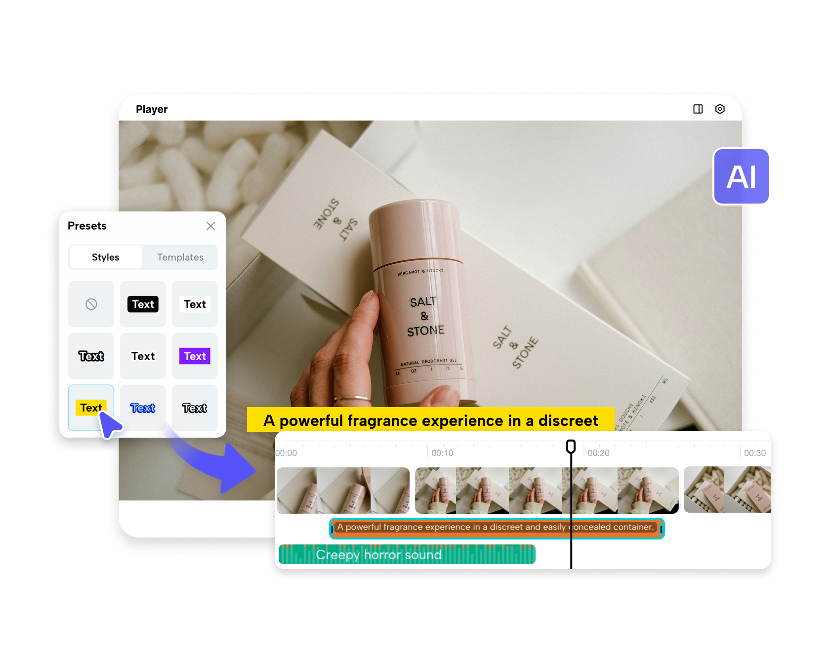 видеоредактор с временной шкалой