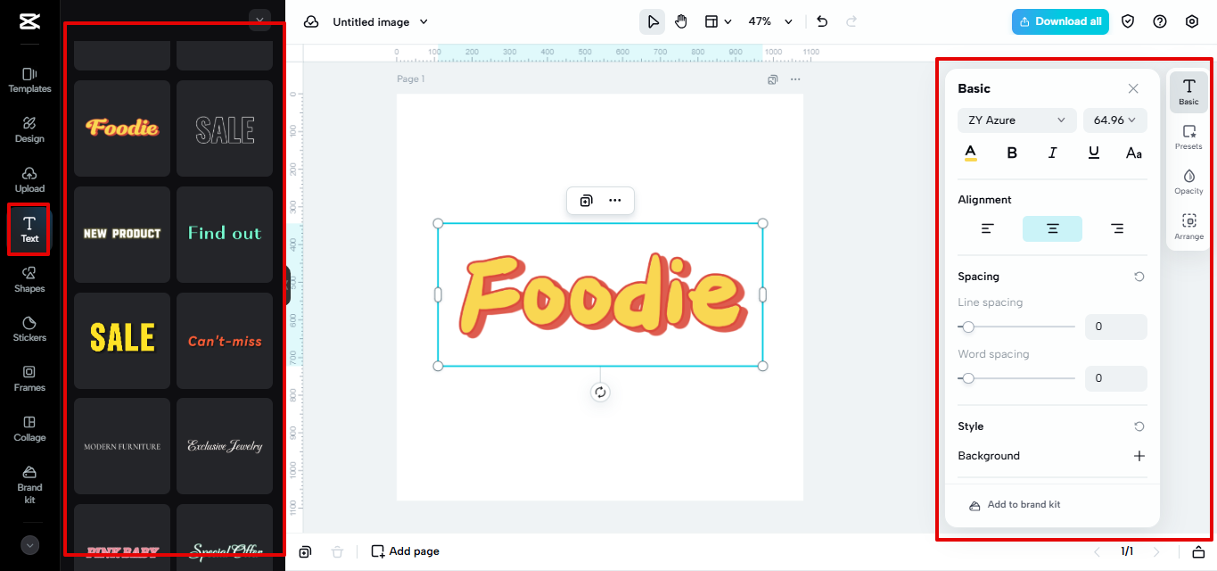 Creating t-shirt design