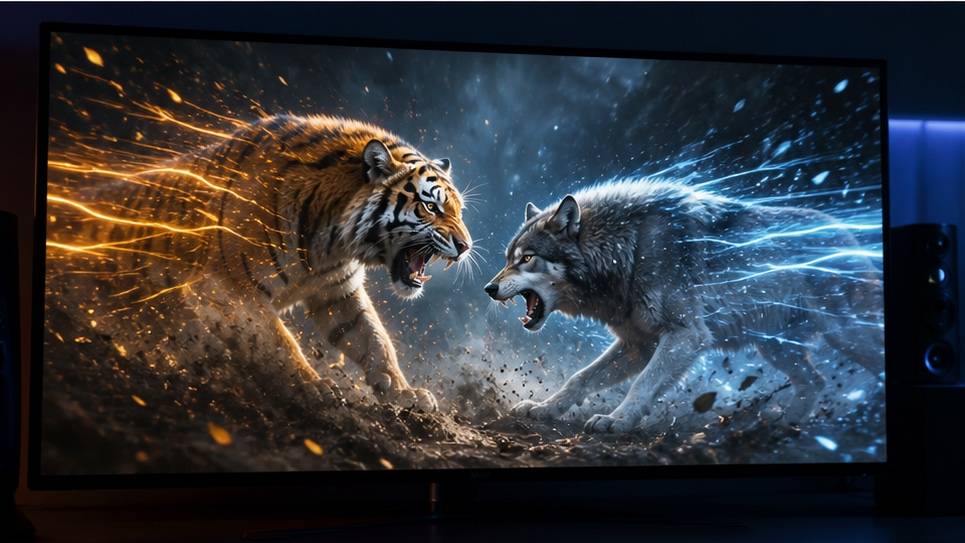 fictional non-graphic animal action effect visual