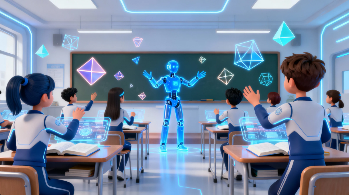 Virtual classroom animation