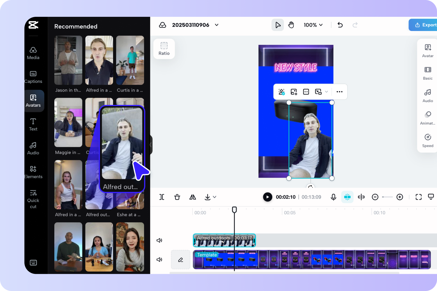 ปรับแต่งเทมเพลตภาพยนตร์ของคุณ