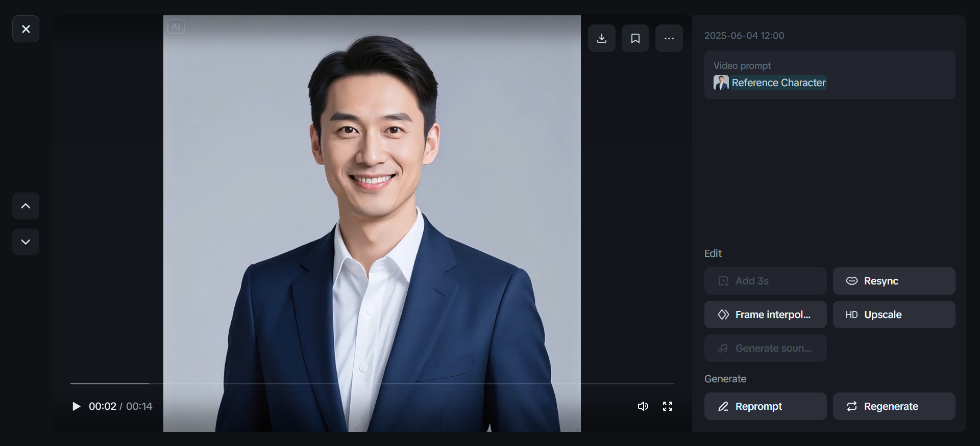 Corporate presenter avatar